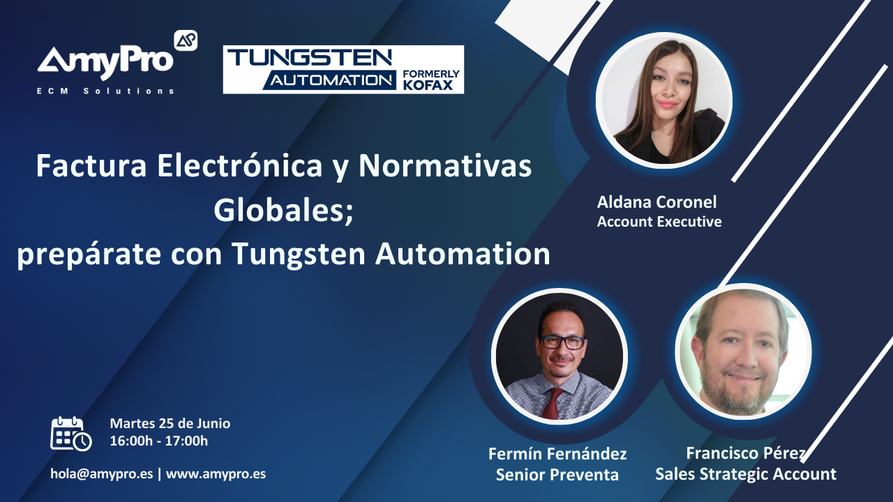 Factura Electrónica y Normativas Globales-Prepárate con Tungsten Automation